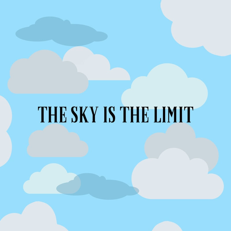 THE SKY IS THE LIMIT POETA DO DESTINO