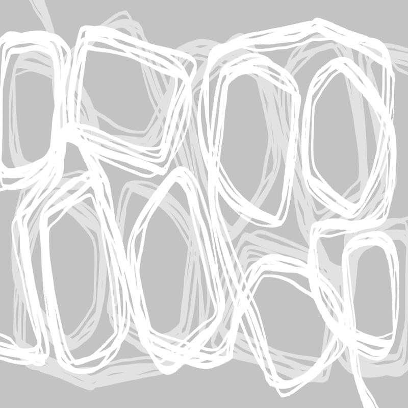 ORBIT 8, LIGHT GREY WHITE