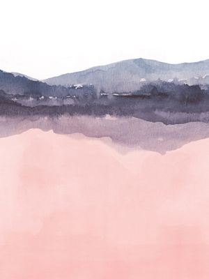 HORIZONTE CALMO AZUL E ROSA - 2/2