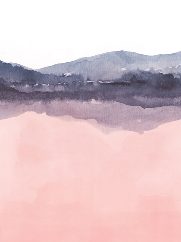 HORIZONTE CALMO AZUL E ROSA - 2/2