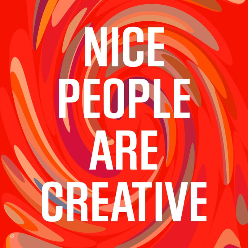 NICE PEOPLE ARE CREATIVE Q