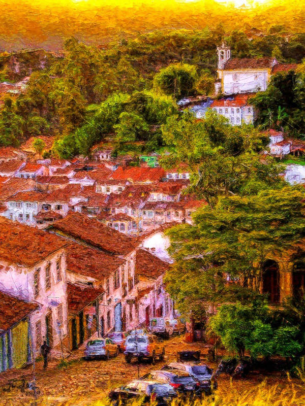 TARDE DOURADA, OURO PRETO, MG