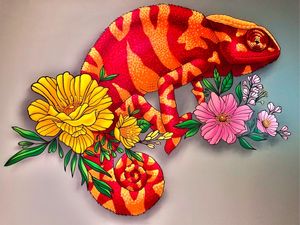CAMALEÃO FLORAL