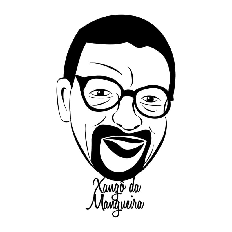 XANGÔ DA MANGUEIRA FORMATO QUADRADO