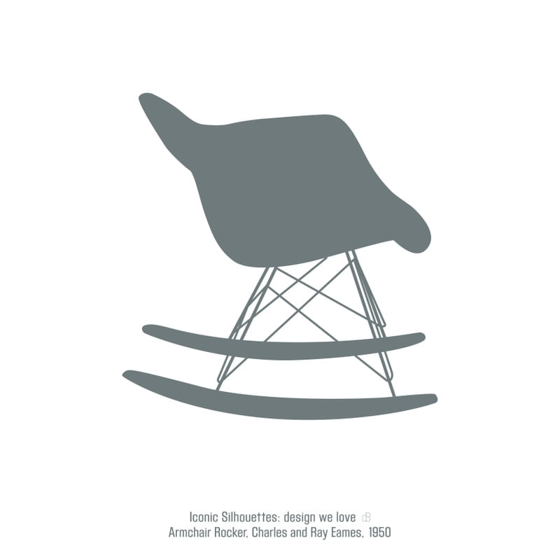 ICONIC SILHOUETTES - DESIGN WE LOVE - ARMCHAIR ROCKER