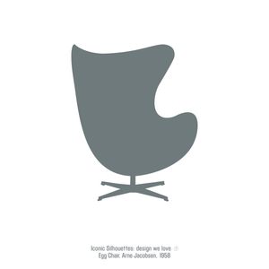 ICONIC SILHOUETTES - DESIGN WE LOVE - EGG CHAIR