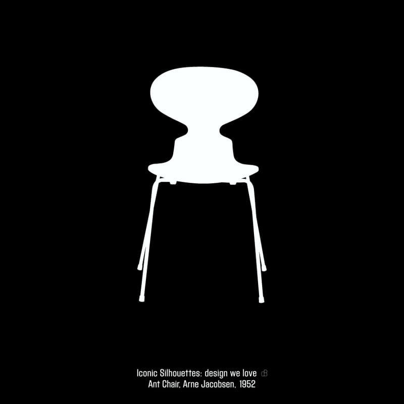 ICONIC SILHOUETTES - DESIGN WE LOVE - ANT CHAIR N