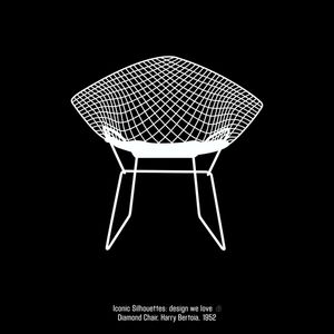 ICONIC SILHOUETTES - DESIGN WE LOVE - DIAMOND CHAIR N