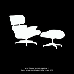 ICONIC SILHOUETTES - DESIGN WE LOVE - EAMES LOUNGE CHAIR N