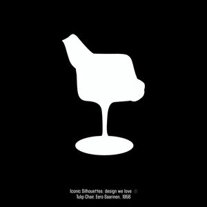 ICONIC SILHOUETTES - DESIGN WE LOVE - TULIP CHAIR N