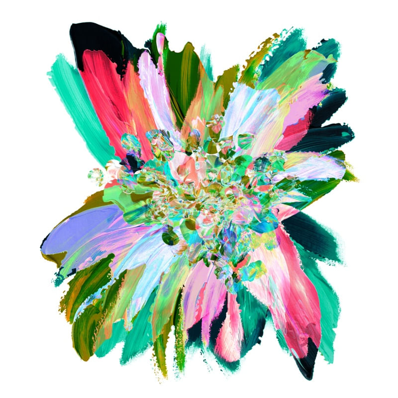TROPICAL FLORAL 2, ISLAND