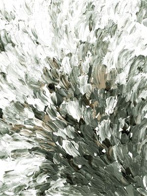 FLORAL EXPANSION 1, WARM GREYSCALE