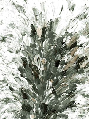 FLORAL EXPANSION 3, WARM GREYSCALE