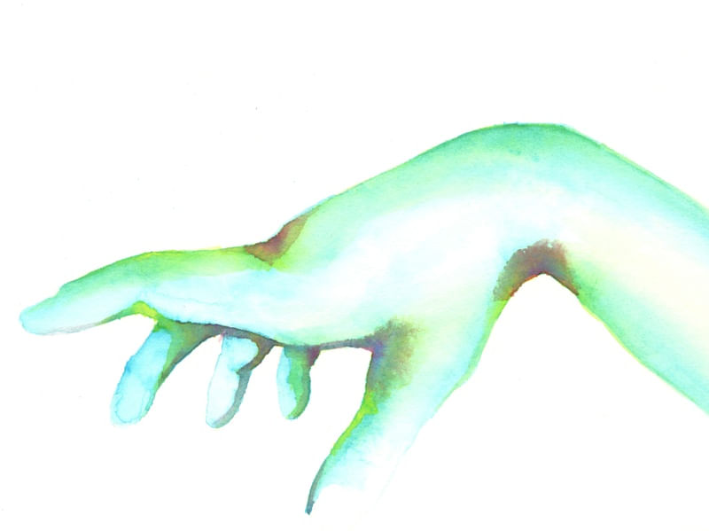 ENSAIO SOBRE MÃOS - AQUARELA