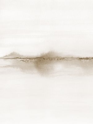 HORIZONTE EM AQUARELA SÉPIA 1/2