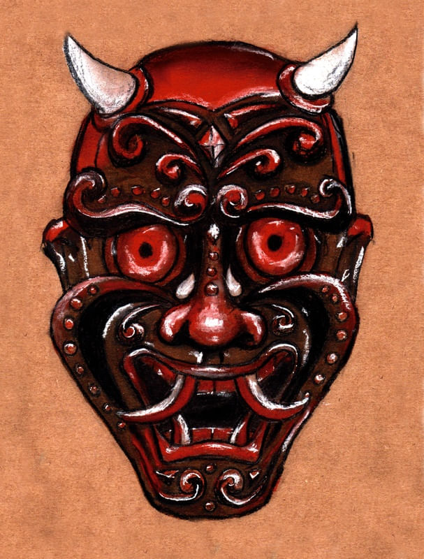ONI JAPANESE MASK
