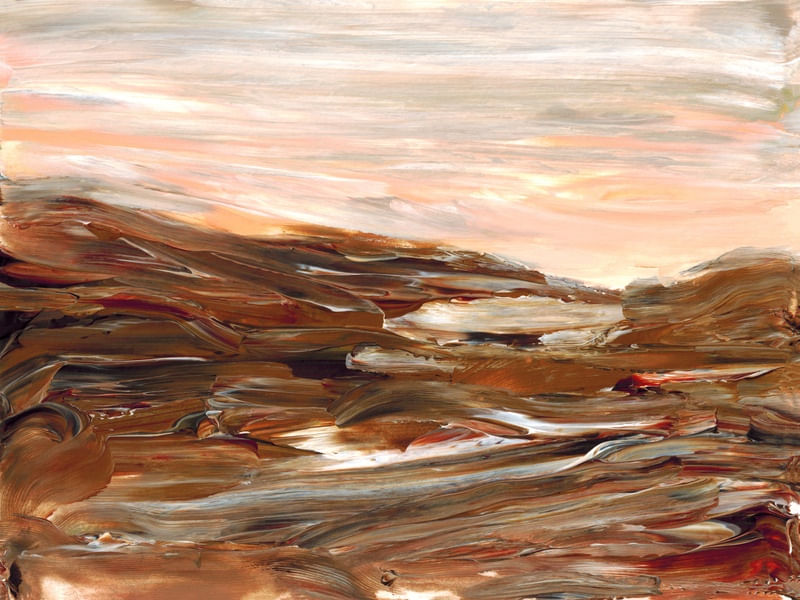 RURAL ESCAPE, RUST BROWN ORANGE