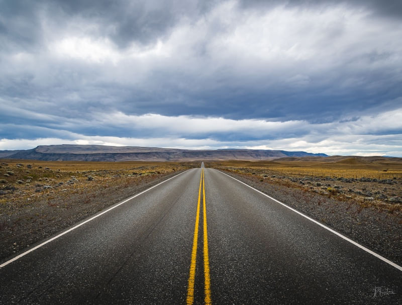 PAISAGEM NA ESTRADA - RUTA 40 - PATAGONIA