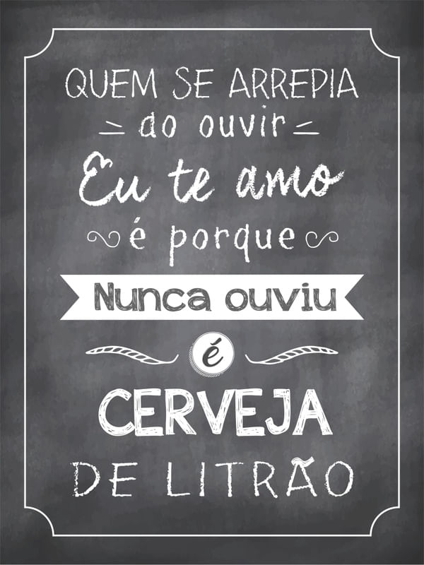 CERVEJA DE LITRÃO
