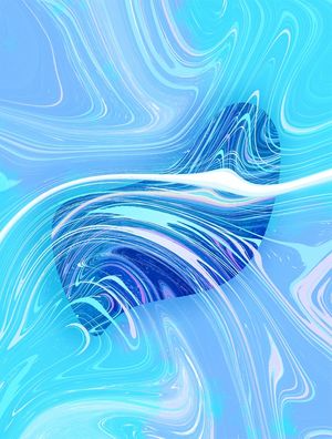 ABSTRACT BLUE STONE