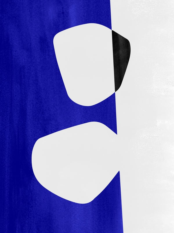 ABSTRACTION IN BLUE AND BLACK II