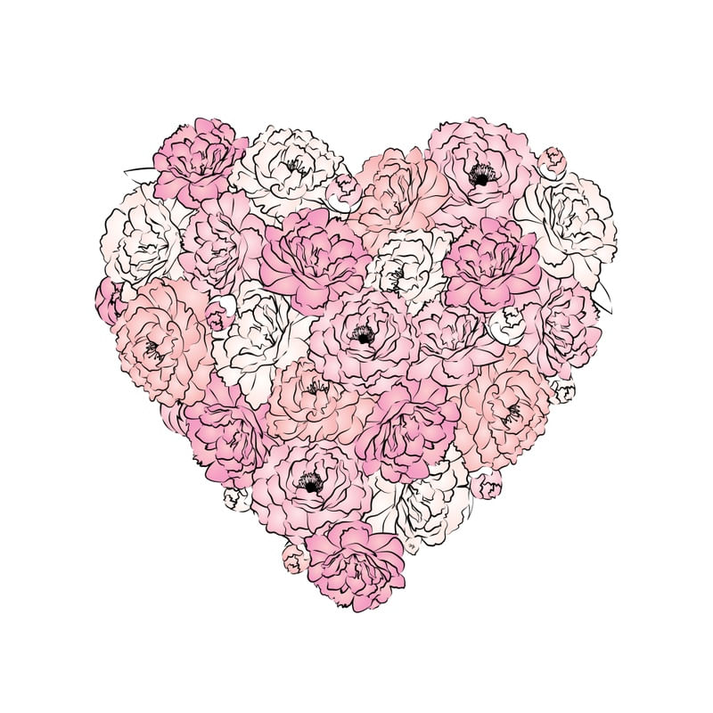PEONY HEART