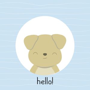 ARTE INFANTIL CACHORRINHO