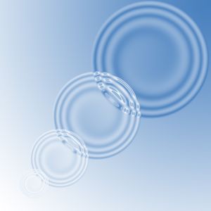 ESPIRAIS DEGRADÊ AZUL E BRANCO