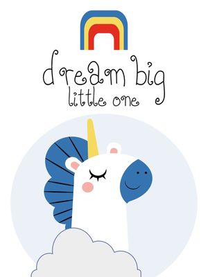 ARTE INFANTIL DREAM BIG LITTLE ONE