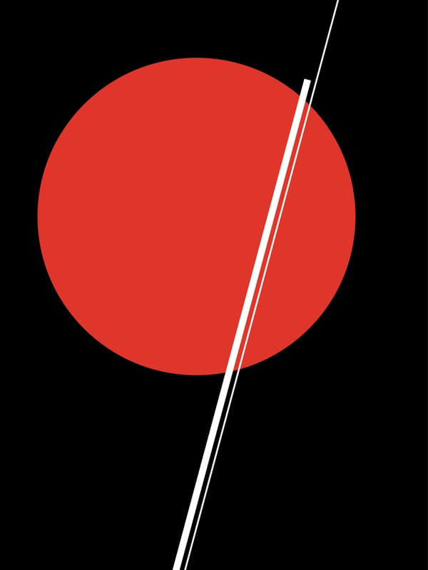 SAMURAI SUN IN RED