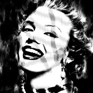 MARILYN BLANC ET NOIR
