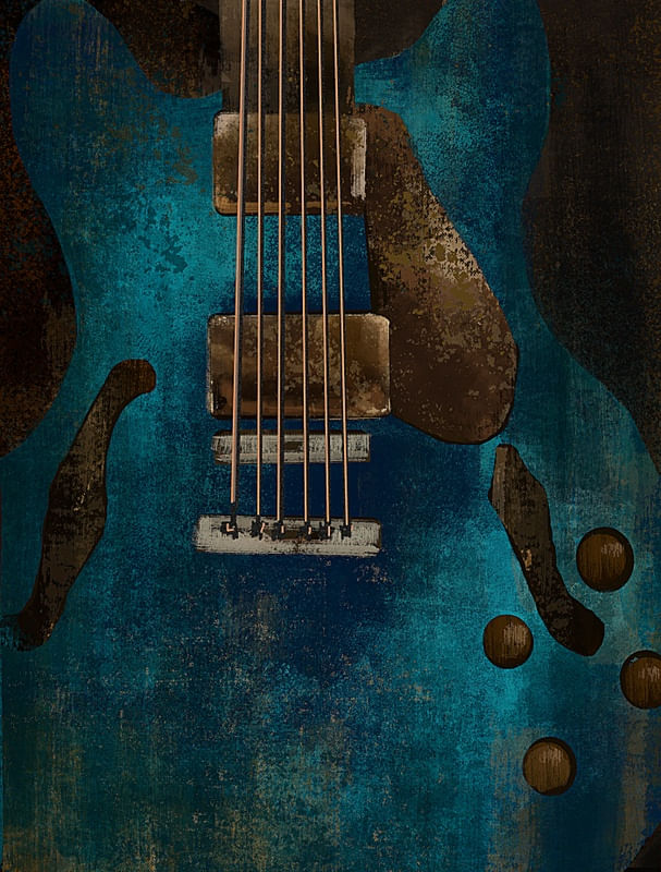 GUITARRA AZUL