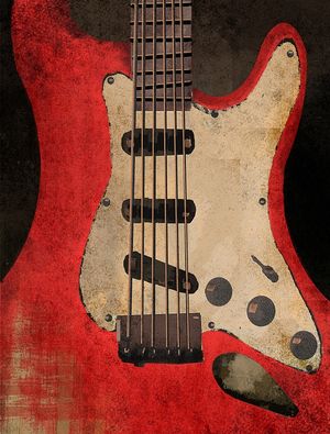 GUITARRA VERMELHA