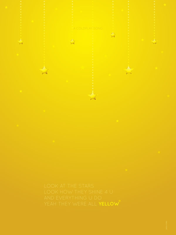 COLDPLAY YELLOW