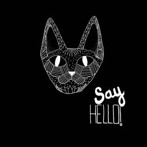 SAY HELLO (PRETO)