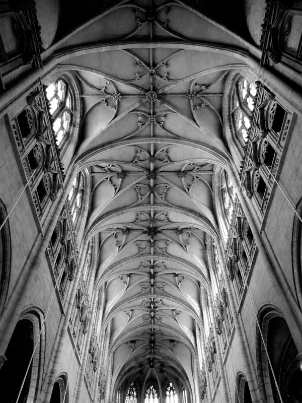 TETO DA IGREJA DE SAINT NIZIER - LYON - FRANÇA