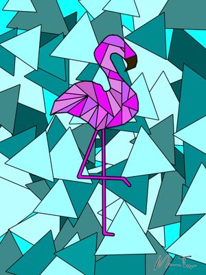 FLAMINGO GEOMÉTRICO