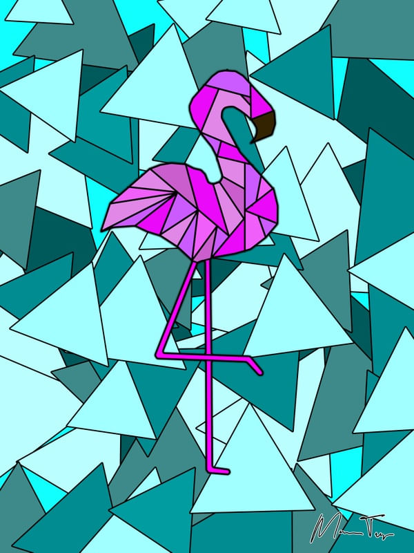 FLAMINGO GEOMÉTRICO
