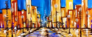 CITY BLUE RAIN