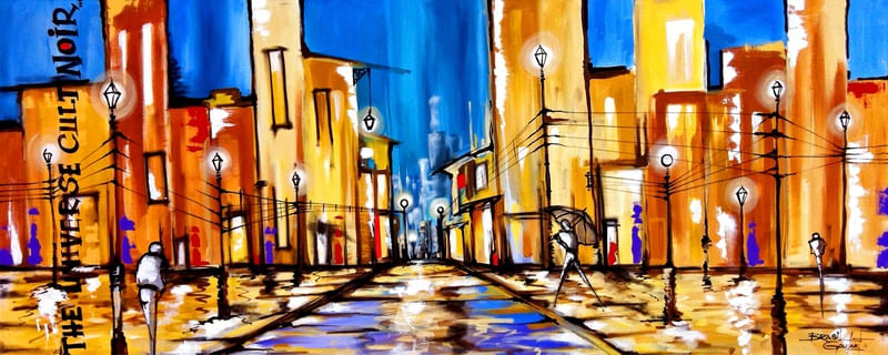 CITY BLUE RAIN