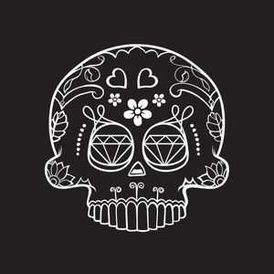 MUERTE MEXICANA - PRETO & BRANCO