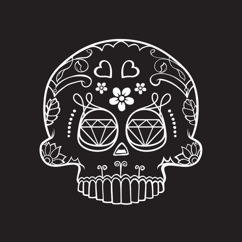 MUERTE MEXICANA - PRETO & BRANCO