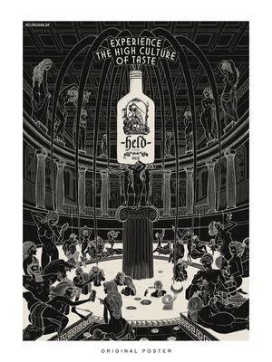 ORIGINAL POSTER - HELD VODKA BERLIN III