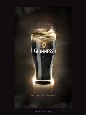 ORIGINAL POSTER - GUINNESS LIGHTHOUSE