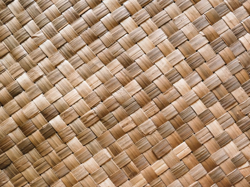 TEXTURAS - TAPETE TRAMA DE FOLHAS DE BANANEIRA