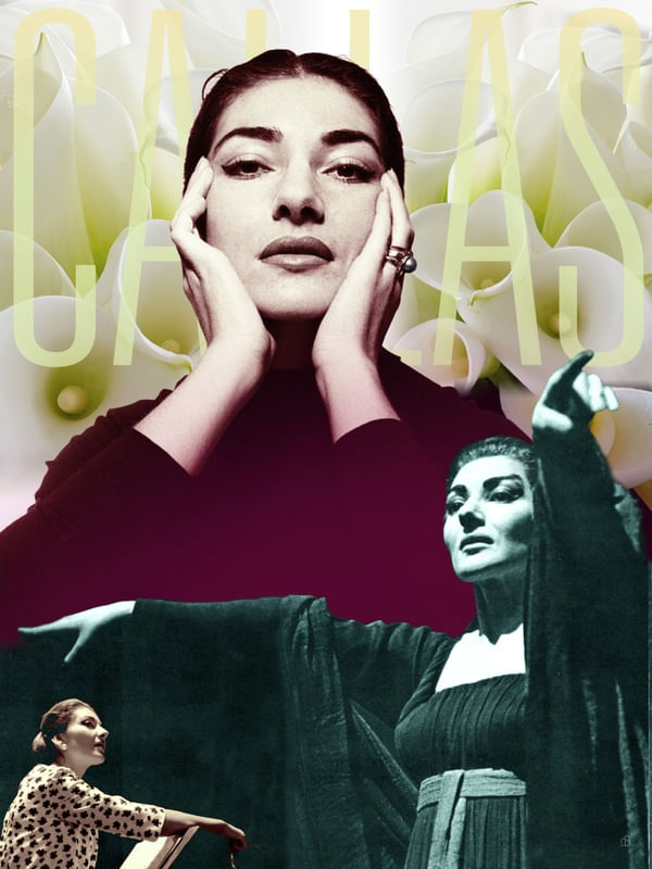 MARIA CALLAS - RETRATO COLAGEM