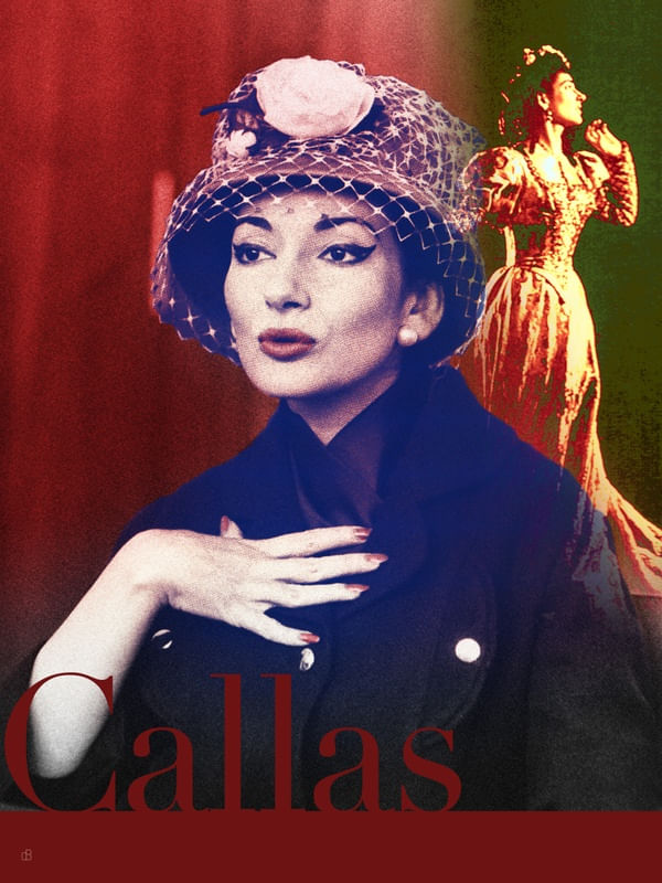 MARIA CALLAS - RETRATO COLAGEM 3