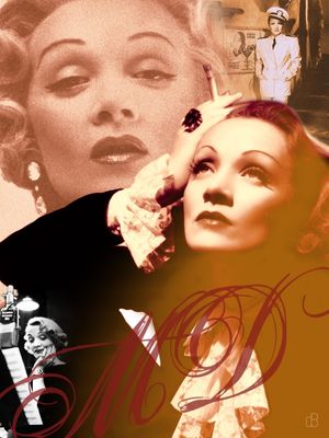 MARLENE DIETRICH - RETRATO COLAGEM 3