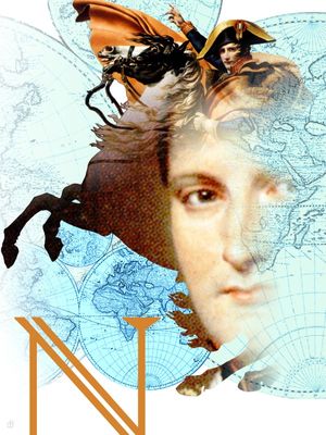NAPOLEÃO BONAPARTE - RETRATO COLAGEM