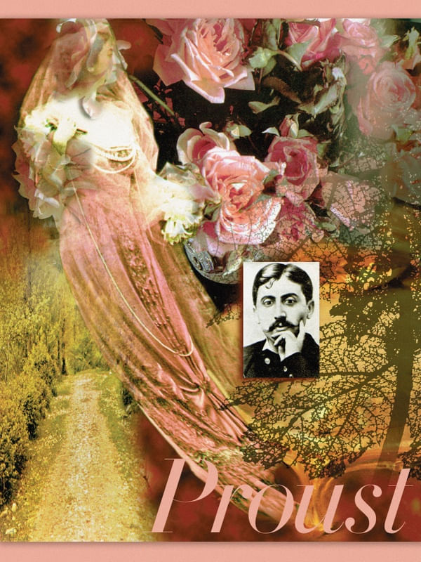 MARCEL PROUST - COLAGEM SÉRIE ESCRITORES